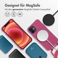 imoshion Color Backcover mit abtrennbarem Band MagSafe für das iPhone 12 (Pro) - Raspberry