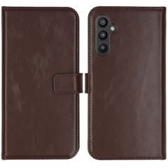 Selencia Echtleder Klapphülle Samsung Galaxy A34 (5G) - Braun