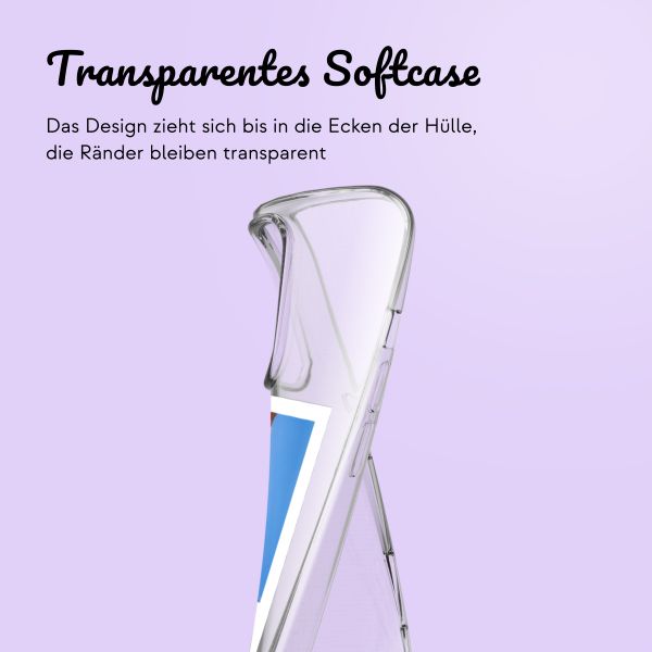 Personalisierte Hülle mit Polaroid Apple iPhone 16 pro - Transparent
