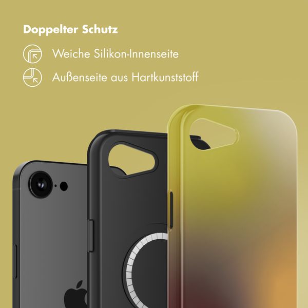 Selencia Vivid Rückabdeckung mit MagSafe Apple iPhone 16e - Gradient Olive Dust