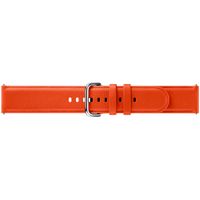 Samsung Original Leather Band für die Samsung Galaxy Watch 4 / 5 / 6 / 7 - 20 mm - M/L - Orange