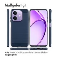 imoshion Brushed Back Cover Oppo A40 (4G) / Oppo A40M (4G) / Oppo A60 (5G) - Dunkelblau