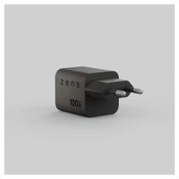 Zens Kompaktes Ladegerät 2x USB-C 100W - Netzteil - Schwarz