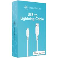 imoshion MFI-zertifiziertes Lightning- auf USB-Kabel - Geflochtenes Gewebe - 3 m - Weiß