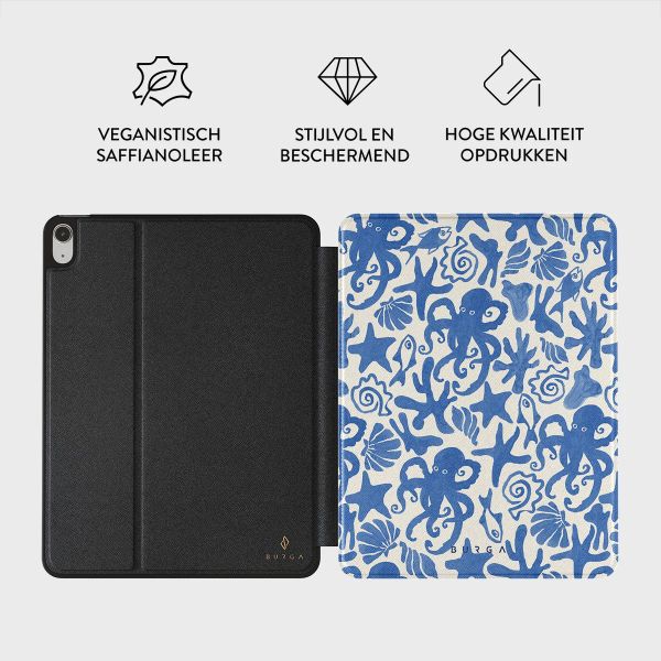 Burga Tablet Case Apple iPad 11 (2025) 11 Zoll A16 / iPad 10 (2022) 10.9 Zoll - Nera