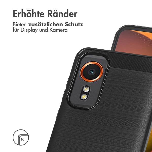 imoshion Brushed Back Cover Samsung Galaxy Xcover 7 - Schwarz