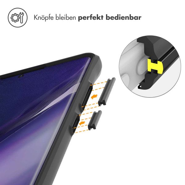 imoshion Rugged Hybrid Case Samsung Galaxy S22 Ultra - Schwarz