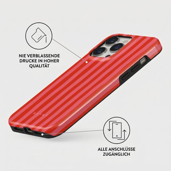 Burga Tough Back Cover MagSafe Apple iPhone 13 Pro - Pomegranate