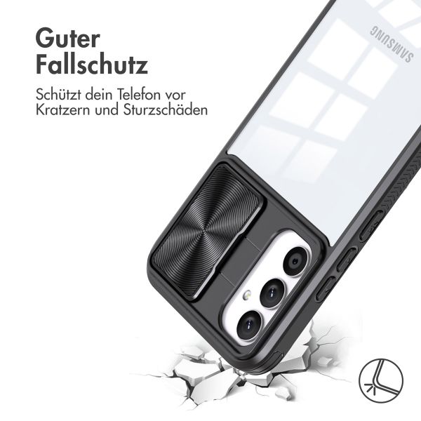 imoshion Back Cover mit Kameraschieber Samsung Galaxy A34 (5G) - Schwarz