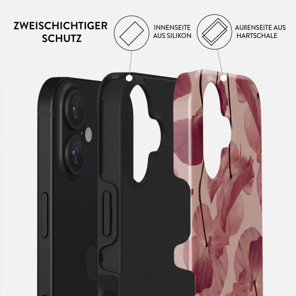 Burga Tough Back Cover für das iPhone 16 - Tender Kiss