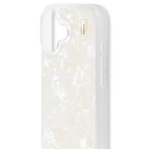 iDeal of Sweden Pearlized Case Apple iPhone 16 - Weiß
