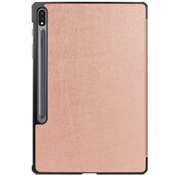 imoshion Trifold Klapphülle Samsung Galaxy Tab S8 Plus / S7 Plus / S7 FE 5G - Roségold