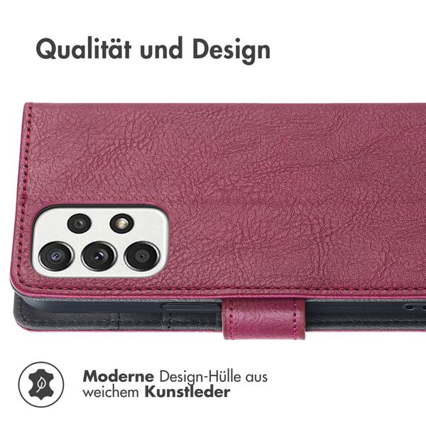 imoshion Luxuriöse Klapphülle Samsung Galaxy A33 - Bordeaux