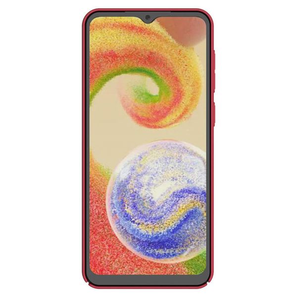 Nillkin Super Frosted Shield Case für das Samsung Galaxy A04 - Rot