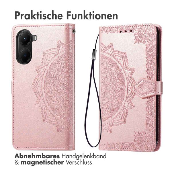 imoshion Mandala Klapphülle Xiaomi Poco X7 Pro - Rosé gold