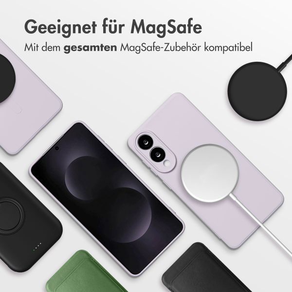 imoshion Color Back Cover mit MagSafe Samsung Galaxy S25 Edge - Violett