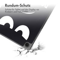 imoshion Design Trifold Klaphülle Samsung Galaxy Tab A11 Plus / A9 Plus - Don't touch