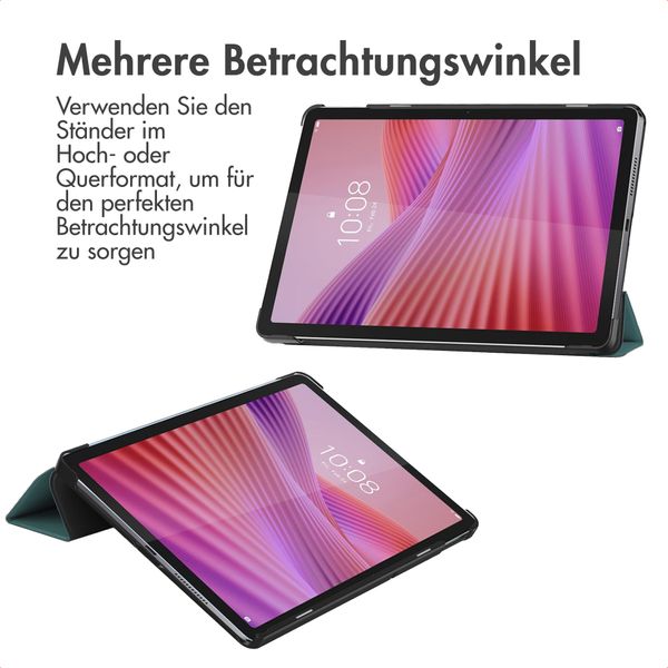 imoshion Trifold Klapphülle Lenovo Tab (2025) - Dunkelgrün