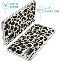 imoshion Design Hülle für das Samsung Galaxy A41 - Leopard / Schwarz