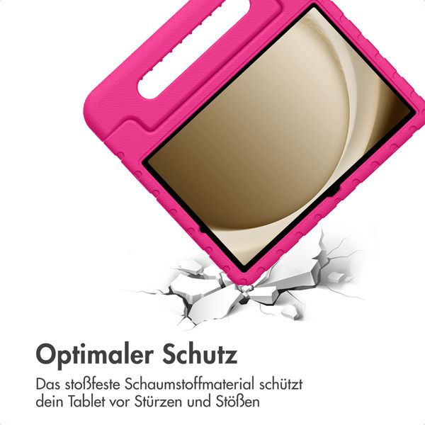 imoshion Schutzhülle mit Handgriff kindersicher Samsung Galaxy Tab A11 Plus / A9 Plus - Rosa