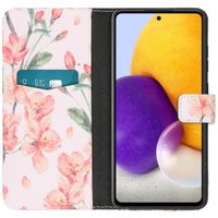 imoshion Design TPU Klapphülle Samsung Galaxy A72 - Blossom Watercolor