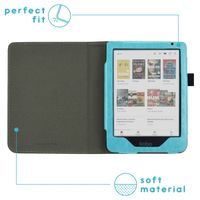 imoshion Vegan Leather Klapphülle für das Kobo Clara Colour / Kobo Clara BW - Hellblau