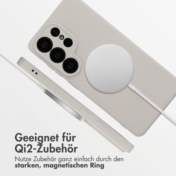imoshion Color Back Cover mit MagSafe Samsung Galaxy S26 Ultra - Beige