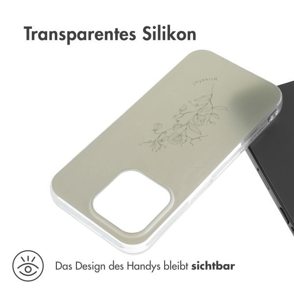 imoshion Design Hülle Apple iPhone 15 Pro - Floral Green