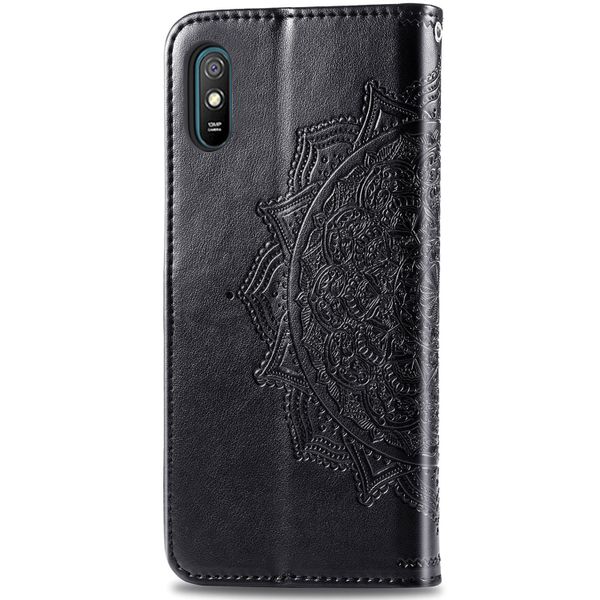 Mandala Klapphülle Xiaomi Redmi 9A - Schwarz