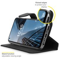 Accezz Wallet TPU Klapphülle Oppo A74 (5G) / A54 (5G) - Schwarz