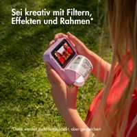 imoshion Kids Camera mit Fotodrucker - Kinderkamera - Fotos/Videos/Spiele - Blau