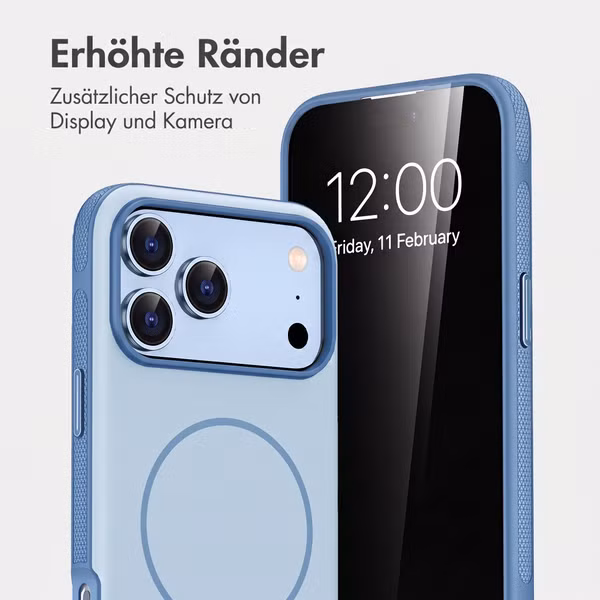imoshion Color Backcover mit Thin MagSafe Ring Apple iPhone 18 Pro / 17 Pro - Hellblau