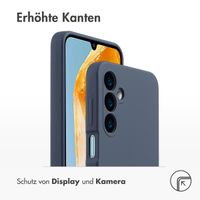 Accezz Liquid Silikoncase Samsung Galaxy A16 - Dunkelblau