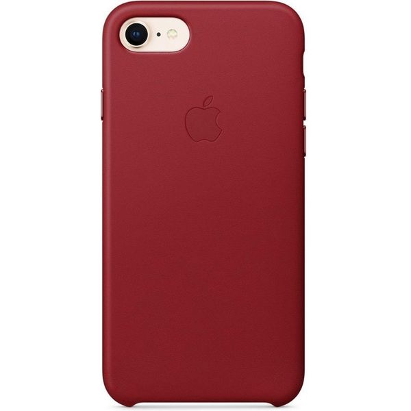 Apple Leder-Case für das Apple iPhone SE (2022 / 2020) / 8 / 7 - Red