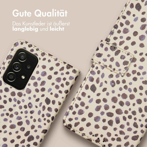 imoshion ﻿Design Klapphülle für das Samsung Galaxy A52(s) (5G/4G) - Black And White Dots