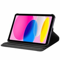 Gestalte deine eigene 360° drehbare Klapphülle Apple iPad 11 (2025) 11 Zoll A16 / iPad 10 (2022) 10.9 Zoll - Schwarz