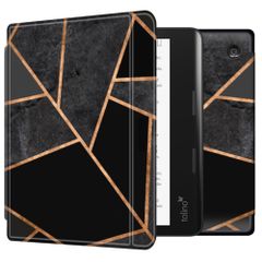 imoshion Design Slim Hard Case Sleepcover mit Stand Kobo Sage / Tolino Epos 3 - Black Graphic