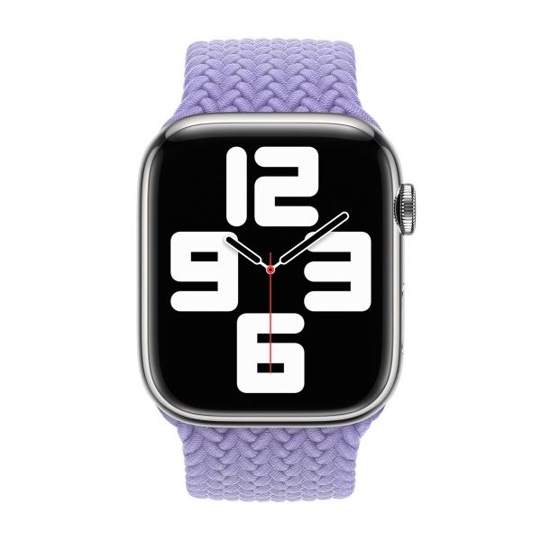 Apple Geflochtenes Solo Loop für das  Apple Watch | 44/45/46/49 mm - Größe 4 - Lavender