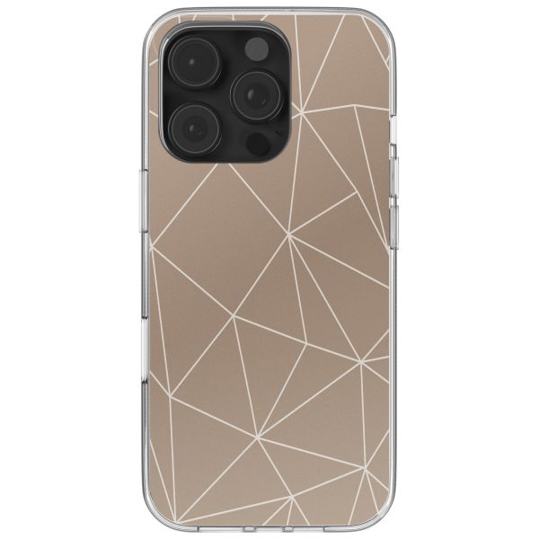 imoshion Design Hülle Apple iPhone 16 Pro - Graphic Lines Beige