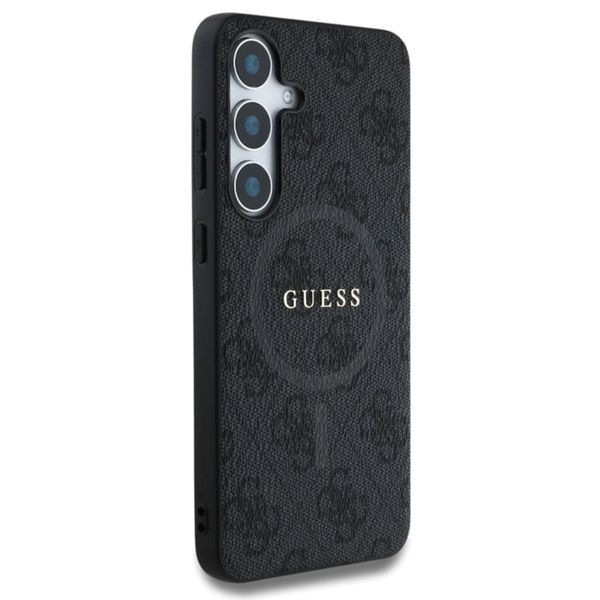 Guess Classic 4G Logo Backcover MagSafe Samsung Galaxy S25 Plus - Schwarz