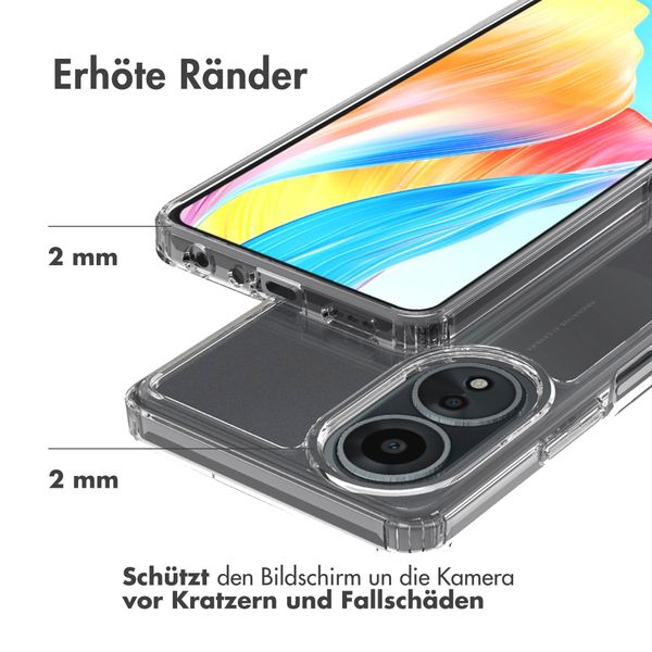 Accezz Xtreme Impact Case für das Oppo A58 (4G) - Transparent