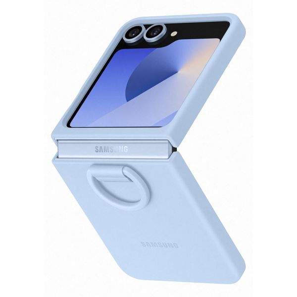 Samsung Original Silikon Cover Ring für das Galaxy Z Flip 6 - Blue