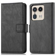 imoshion Luxuriöse Klapphülle Motorola Edge 50 Ultra - Schwarz