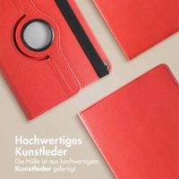 imoshion 360° drehbare Klapphülle Apple iPad 9 (2021) 10.2 Zoll / iPad 8 (2020) 10.2 Zoll / iPad 7 (2019) 10.2 Zoll - Rot