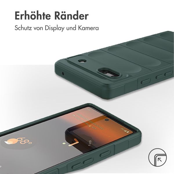 imoshion EasyGrip Back Cover für das Google Pixel 6a - Dunkelgrün