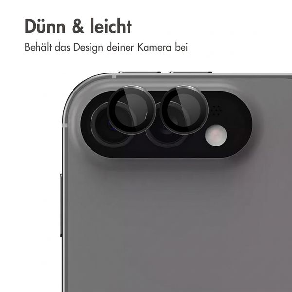 imoshion Kameraschutz Glas 2er-Pack Apple iPhone Duo - Schwarz