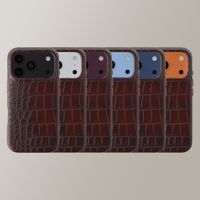 Selencia Croco Backcover mit MagSafe Apple iPhone 18 Pro Max / 17 Pro Max - Choco Brown