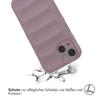 imoshion EasyGrip Back Cover für das iPhone 14 - Violett