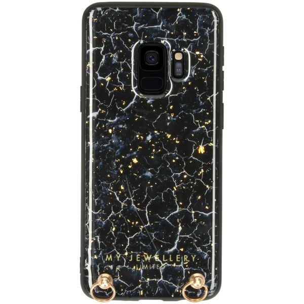 My Jewellery Marmor Hard Case Kordelhülle Galaxy S9 - Blue Marble