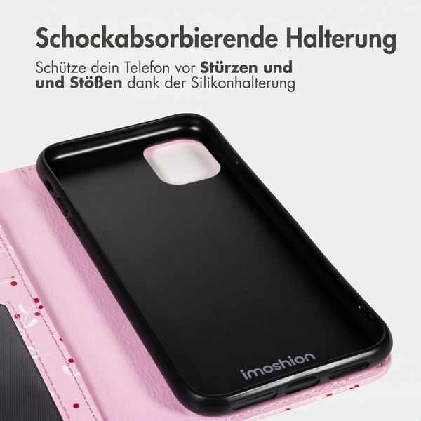 imoshion Design Klapphülle Apple iPhone 12 (Pro) - Blush Berries